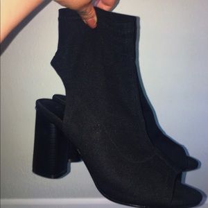 Open toe ankle bootie | Boohoo